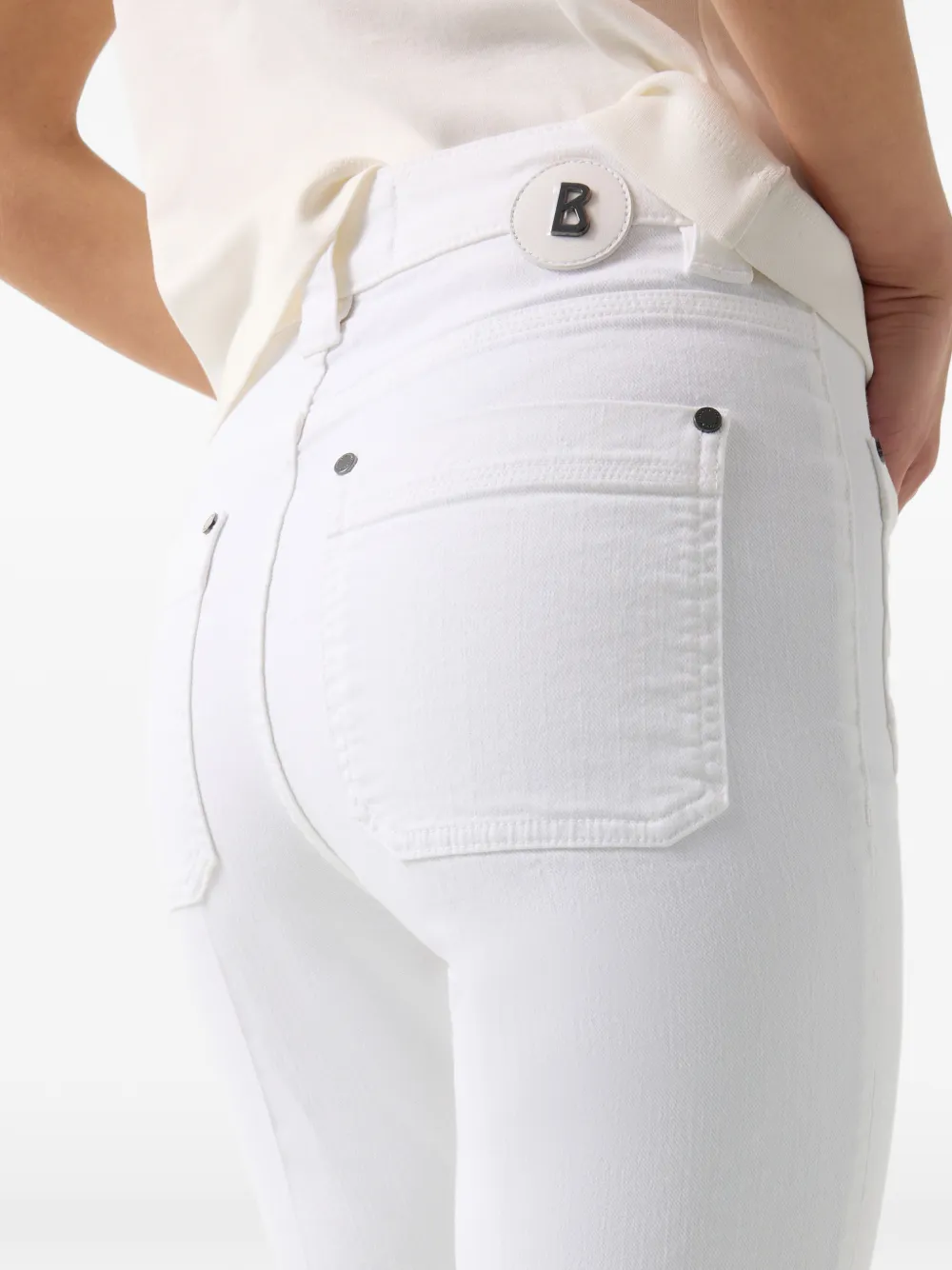 BOGNER Devin flared-fit jeans Wit