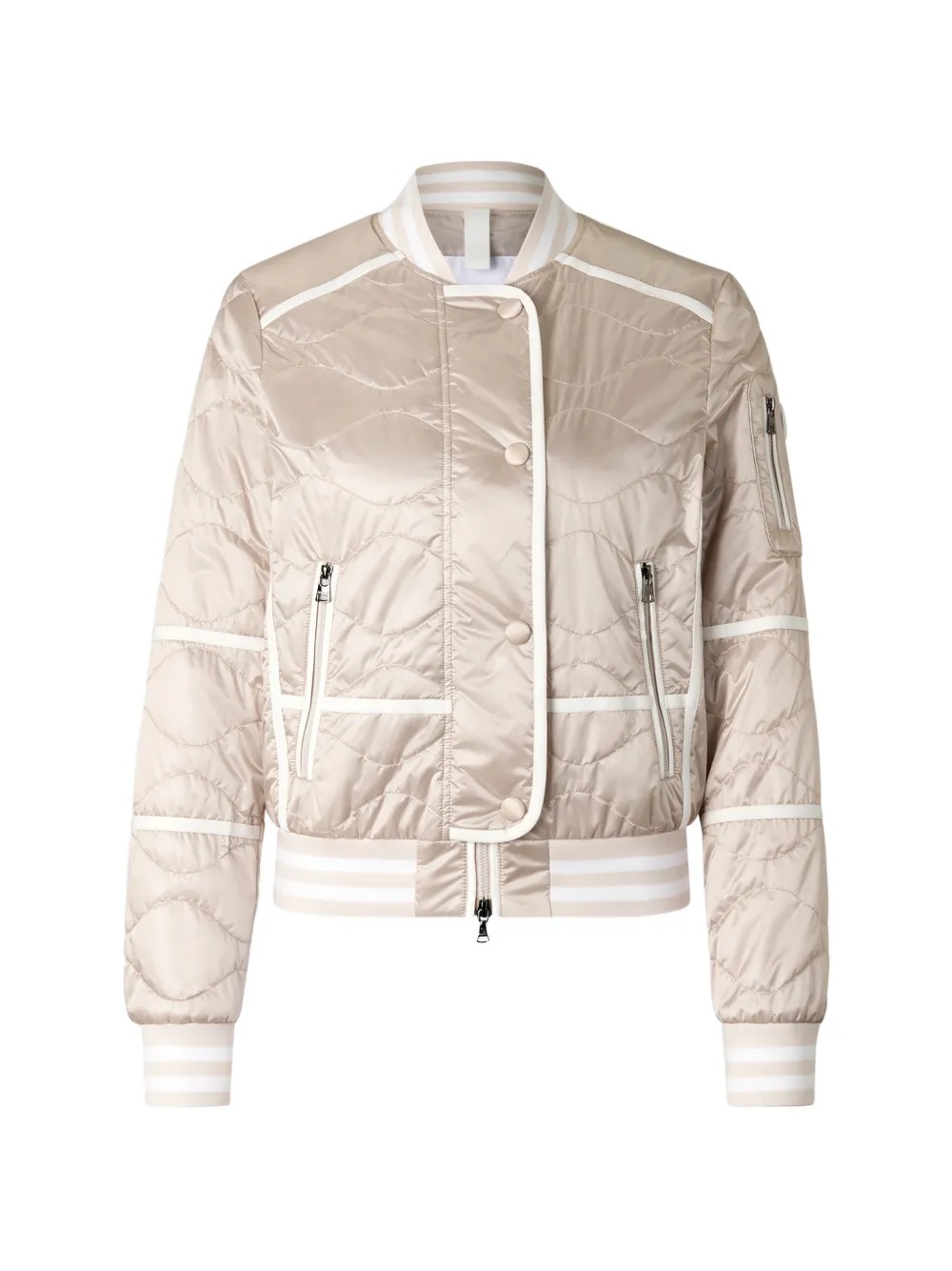 BOGNER Lia Jacke mit Wellensteppung - Nude