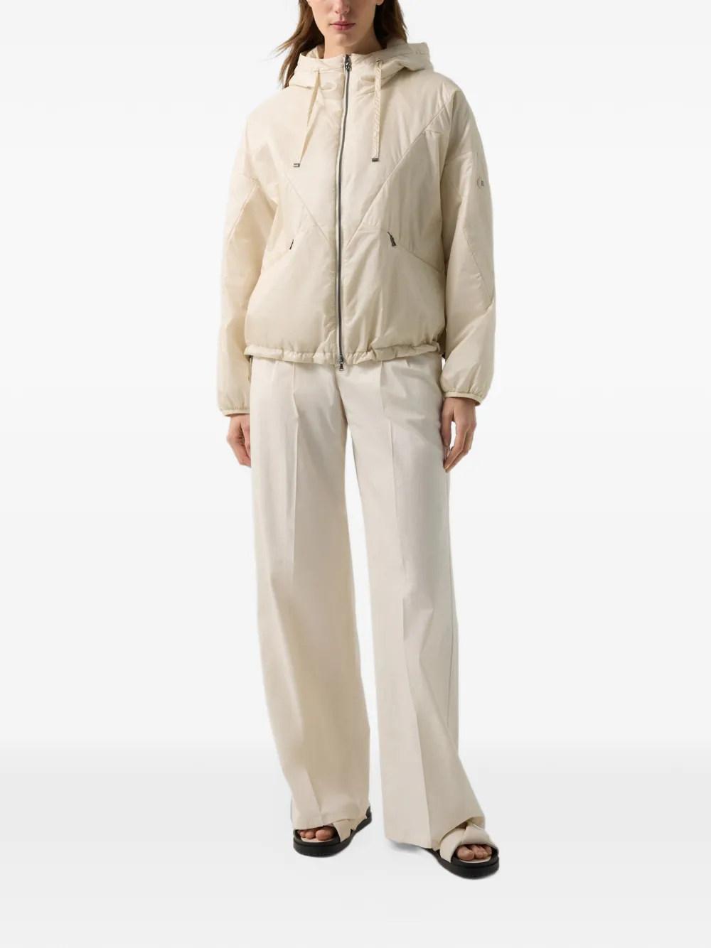 BOGNER Beryll ripstop-hooded puffer jacket Beige