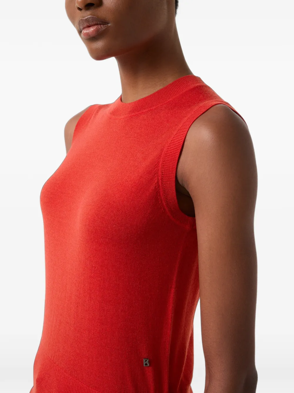BOGNER Isola sleeveless knit tank top Rood