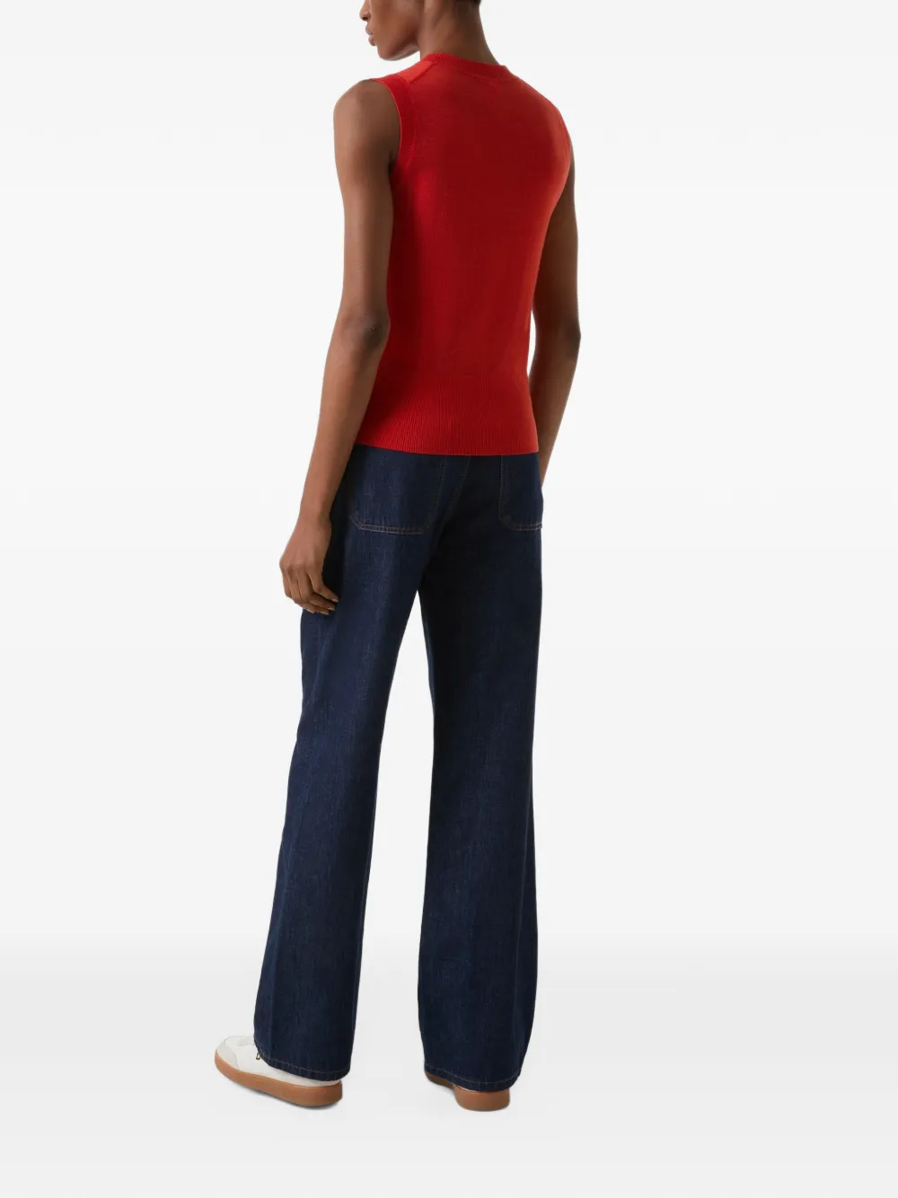 BOGNER Isola sleeveless knit tank top Rood