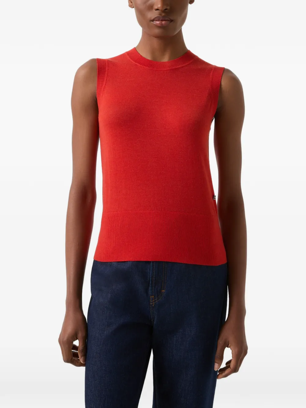 BOGNER Isola sleeveless knit tank top Rood