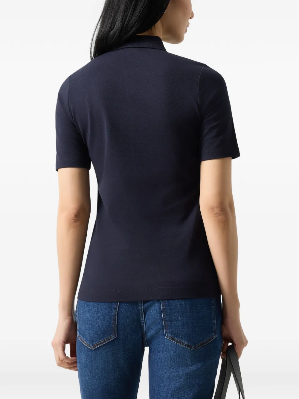 BOGNER Malika logo-print polo shirt Blauw