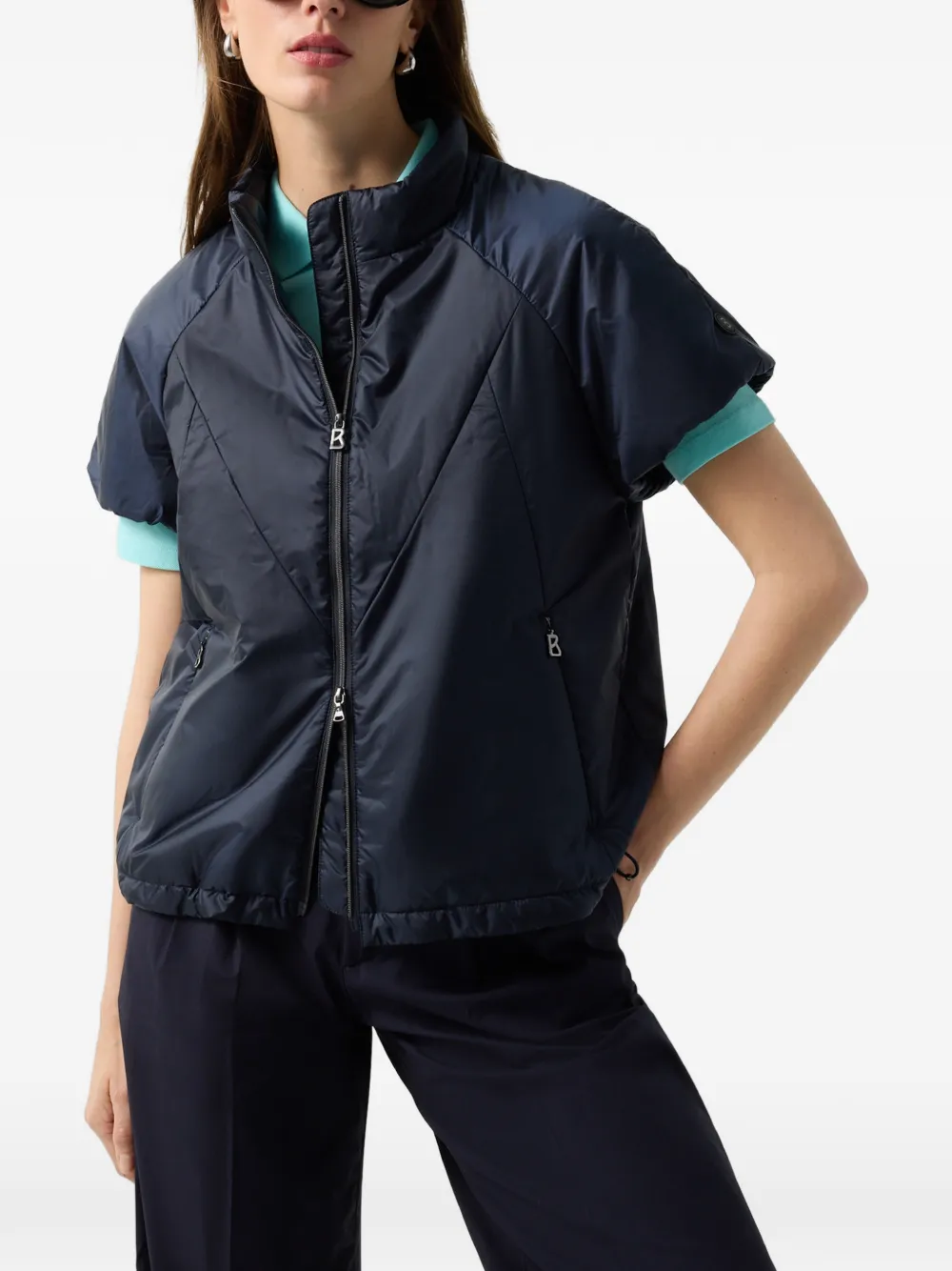 BOGNER Britany ripstop-texture shortsleeved jacket Blauw