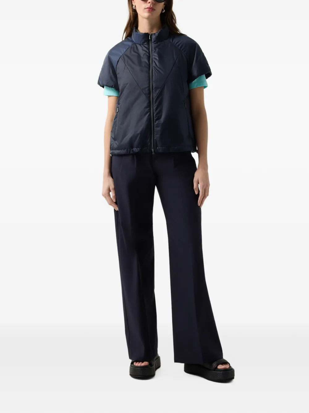 BOGNER Britany ripstop-texture shortsleeved jacket Blauw