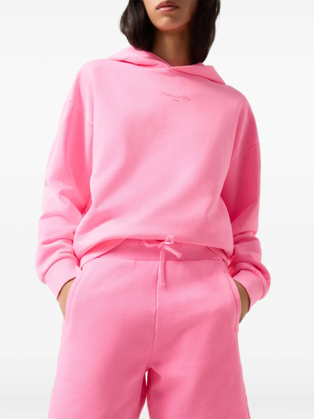 BOGNER FIRE+ICE Inna drawstring-waist shorts Roze