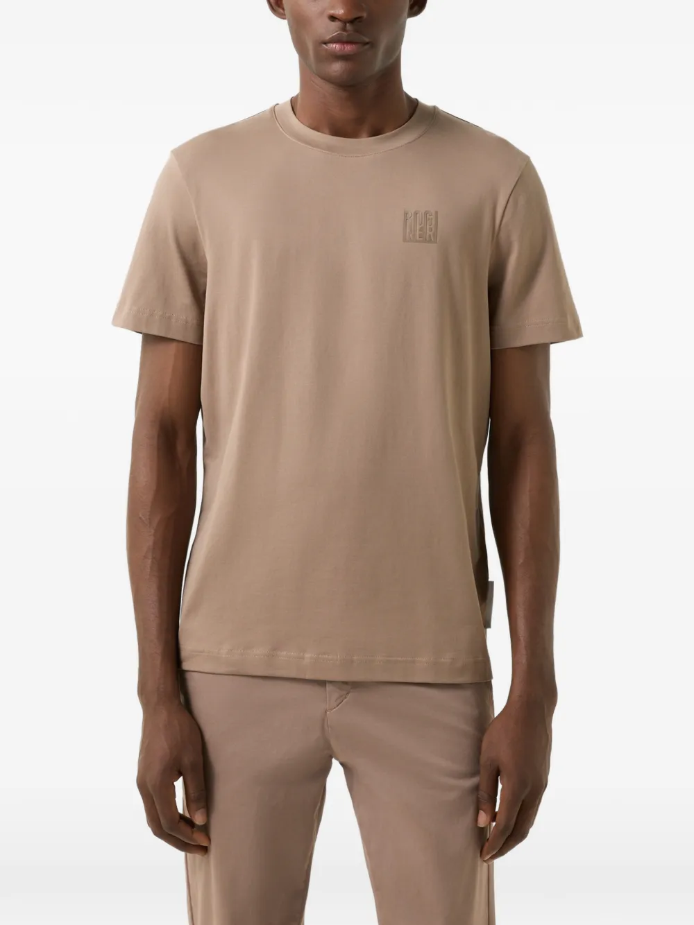 BOGNER Ryan logo-patch T-shirt Bruin