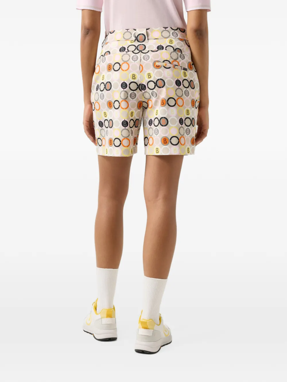 BOGNER Eleni logo-print shorts Beige