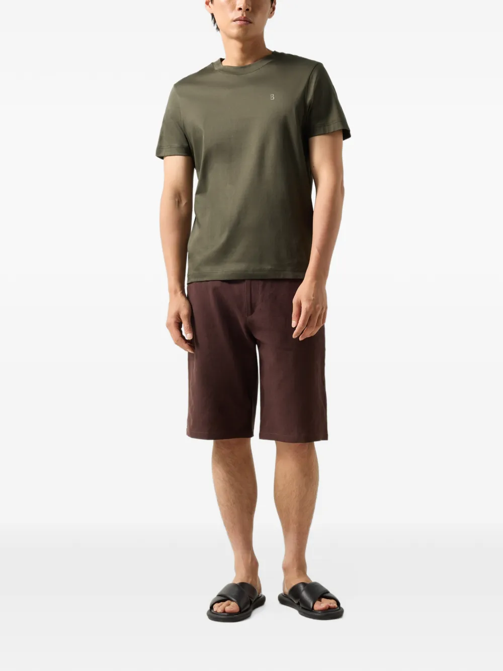 BOGNER Ryan logo-print T-shirt Groen
