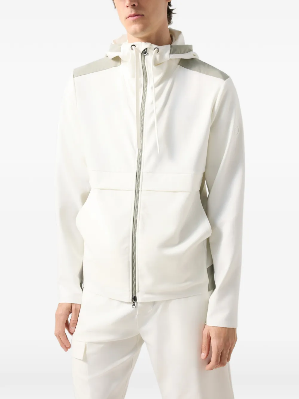 BOGNER Ernesto panelled performance jacket Wit