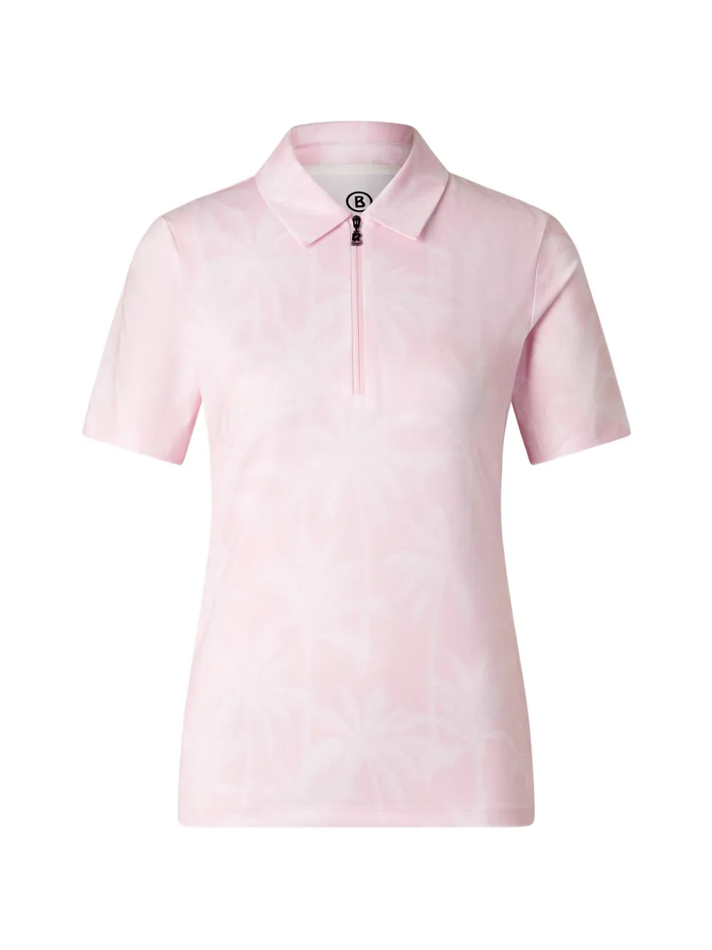 BOGNER Taya Poloshirt mit Palmenprint - Rosa