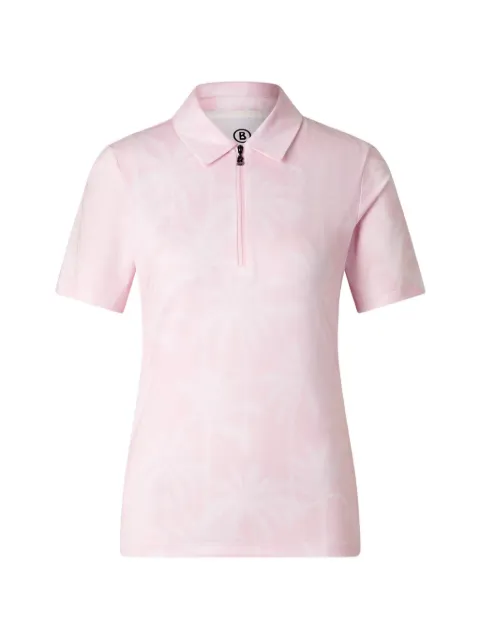 BOGNER Taya palm-print performance polo top