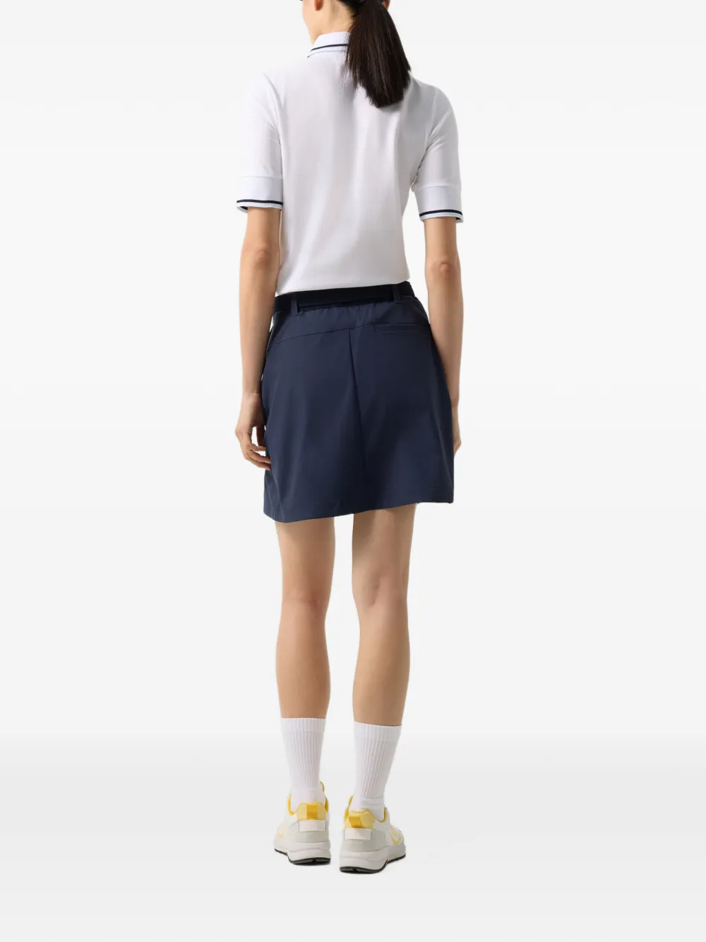 BOGNER Milia pleated mini shorts Blauw