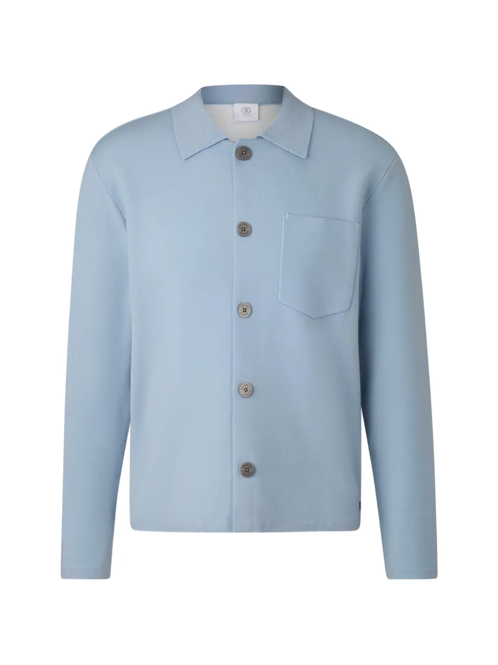 BOGNER cardigan Olaf à col polo - Bleu
