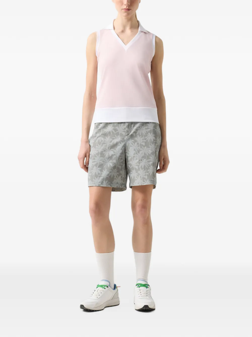 BOGNER Alysha piqué-polo performance tank top Roze