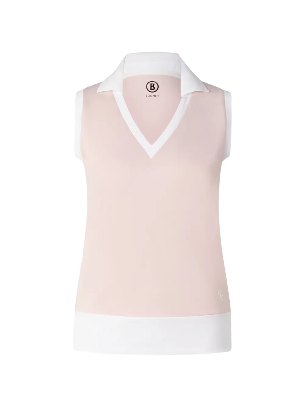 BOGNER Alysha piqué-polo performance tank top Roze