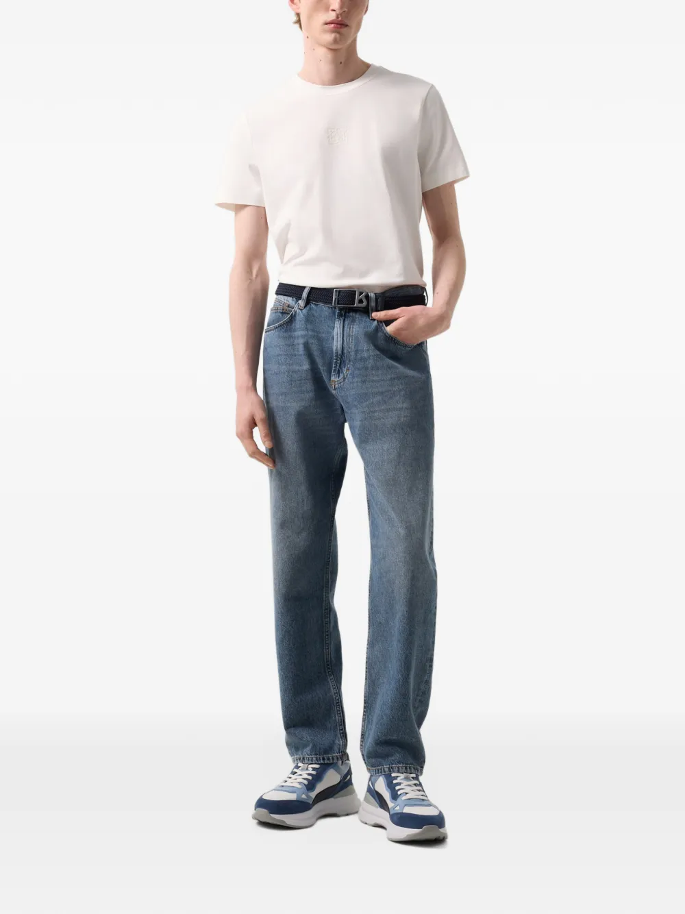 BOGNER Roc cotton T-shirt Wit