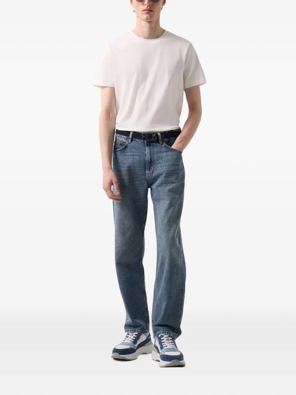 BOGNER Roc cotton T-shirt Wit
