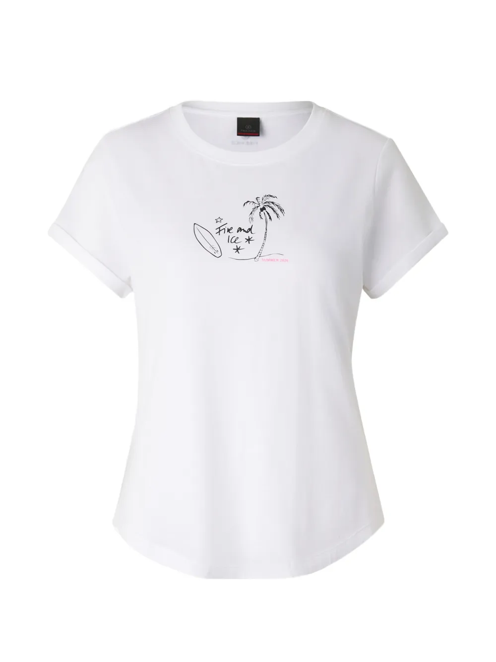 BOGNER FIRE+ICE Debra graphic-print T-shirt Wit