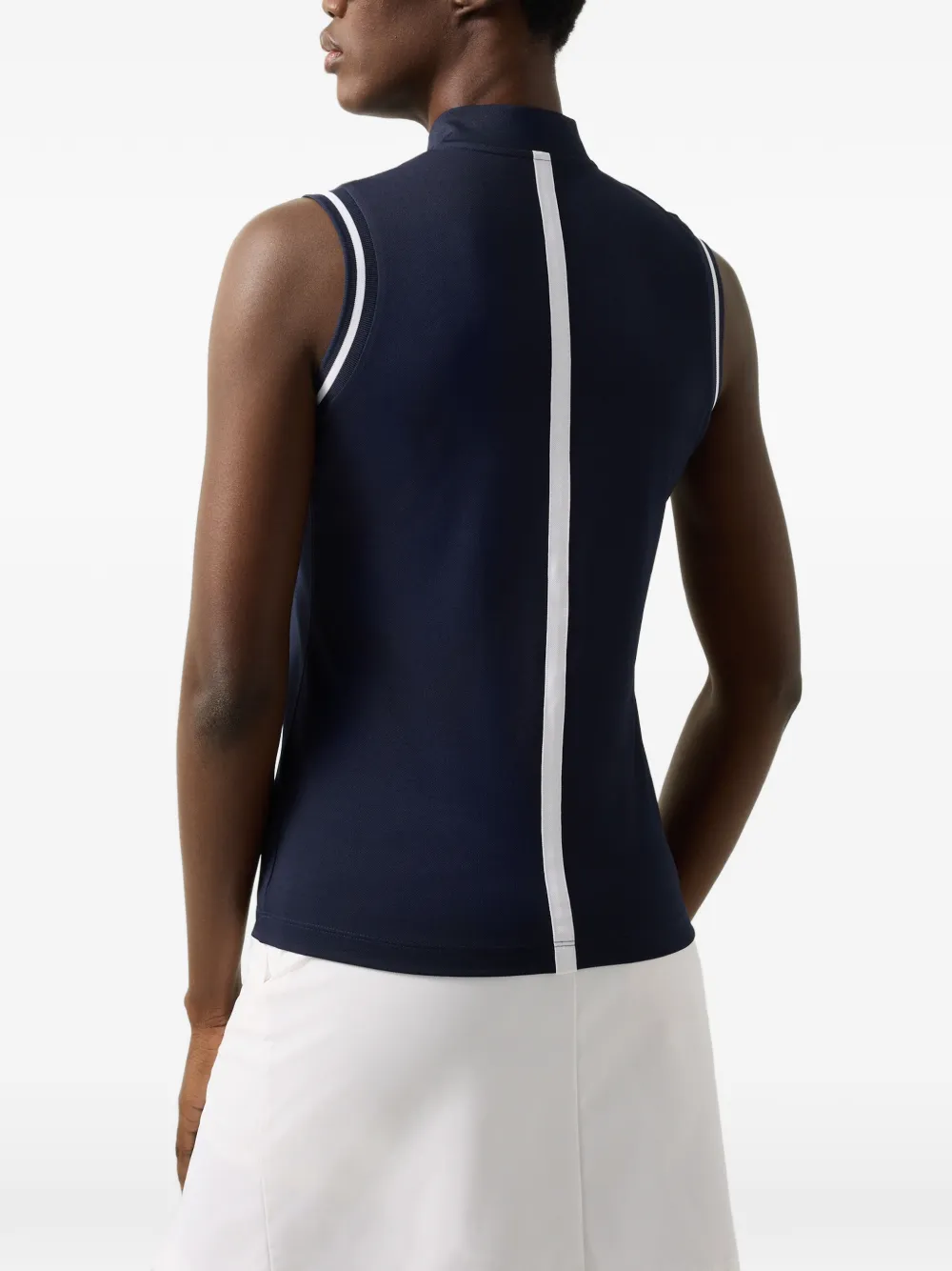 BOGNER Evi piqué-polo performance tank top Blauw