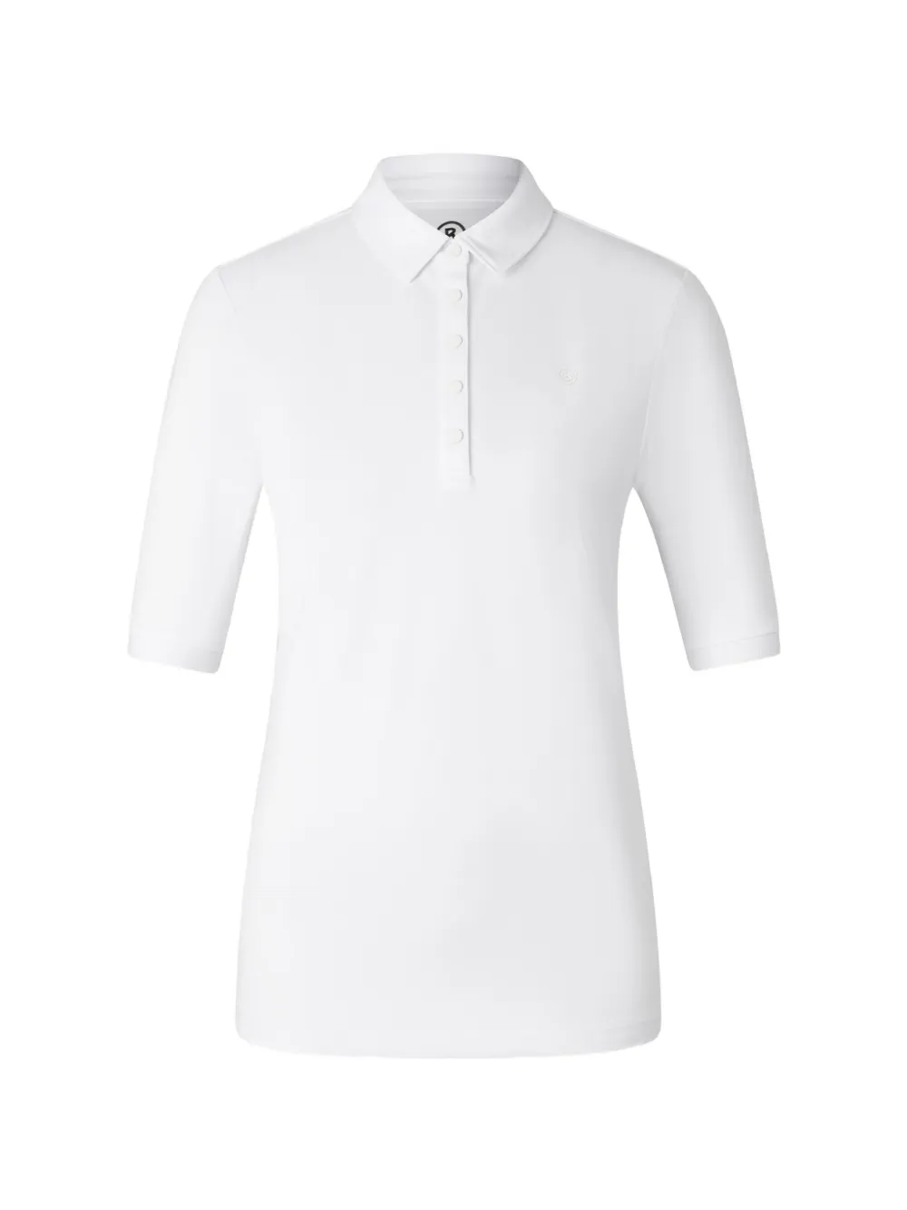 BOGNER Tammy piqué polo top Wit