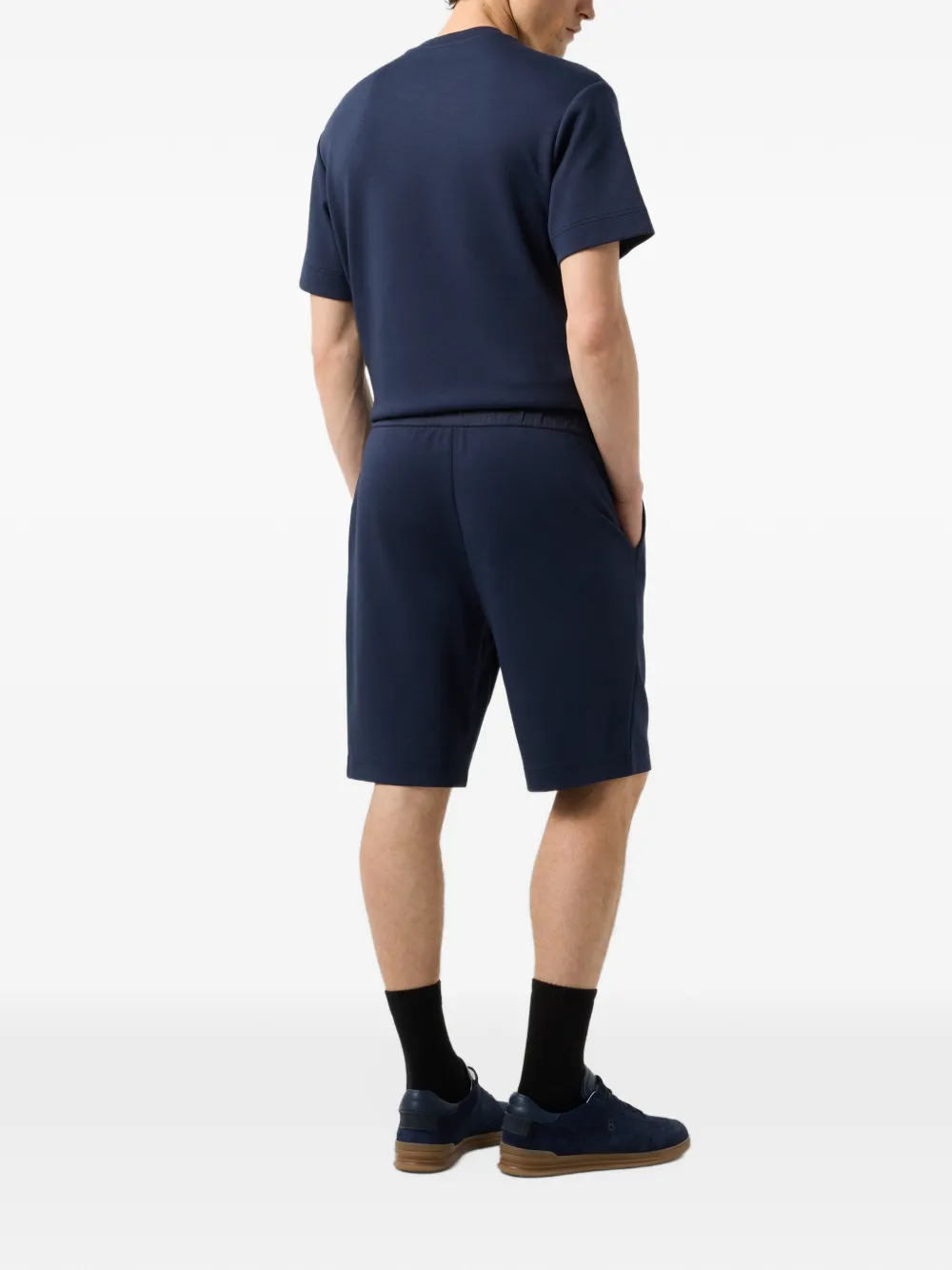BOGNER Lance cotton-modal shorts Blauw