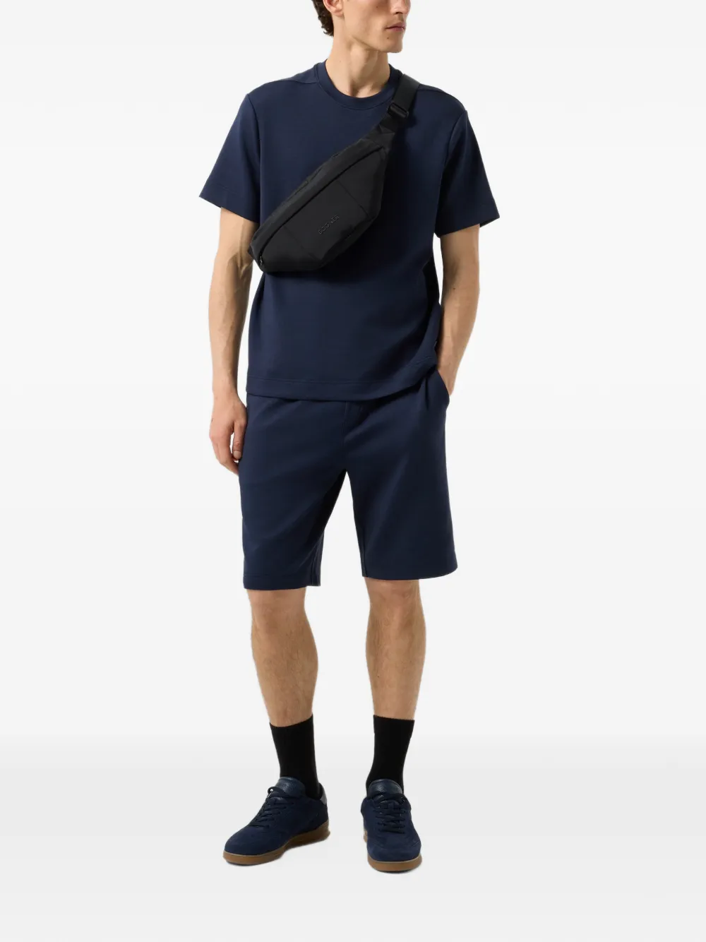 BOGNER Lance cotton-modal shorts Blauw