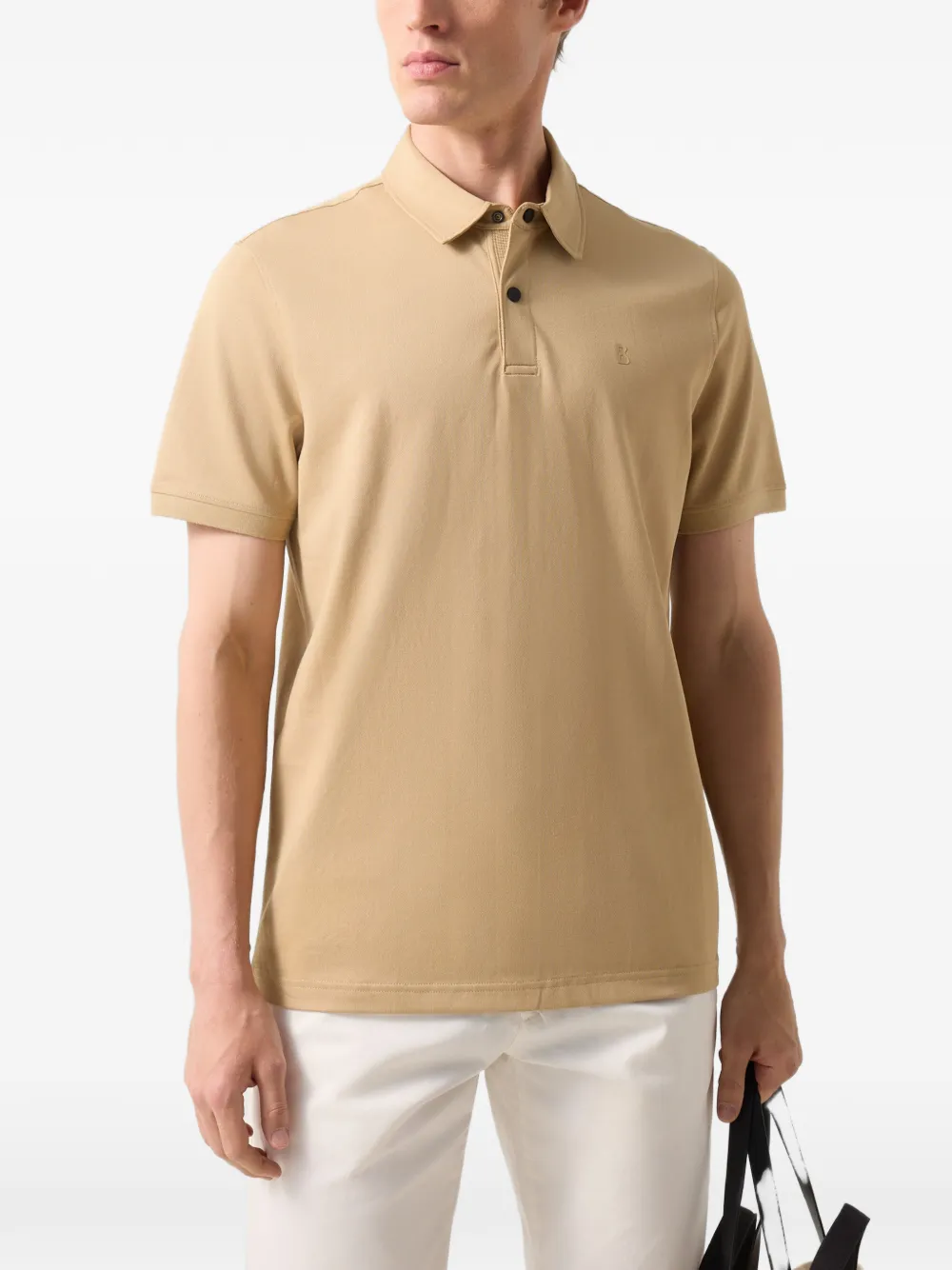 BOGNER Timo piqué polo shirt Bruin