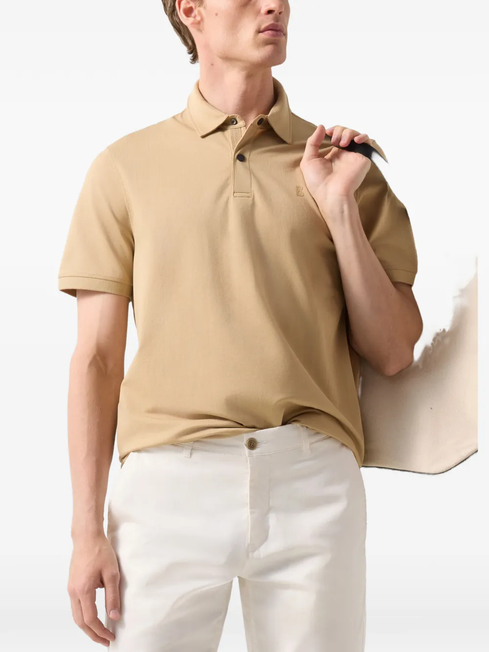 BOGNER Timo piqué polo shirt Bruin