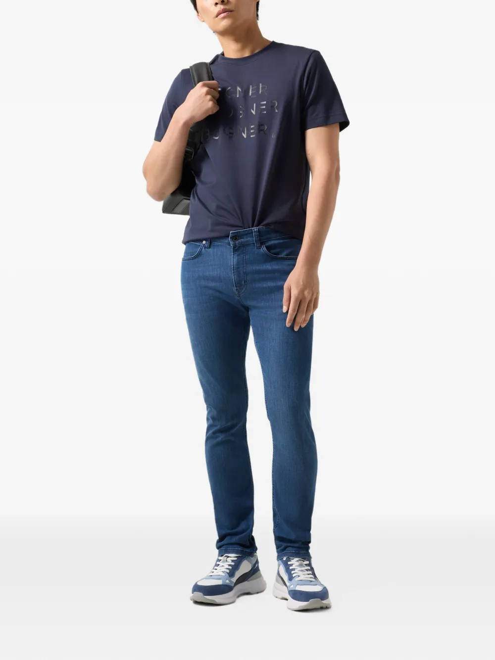 BOGNER Steve slim-fit jeans Blauw