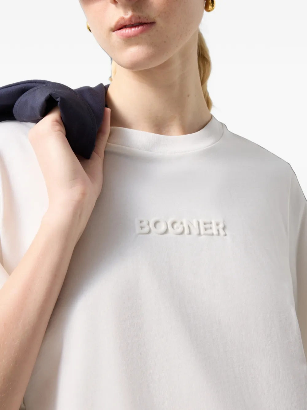 BOGNER Dorothy embossed-logo T-shirt Wit