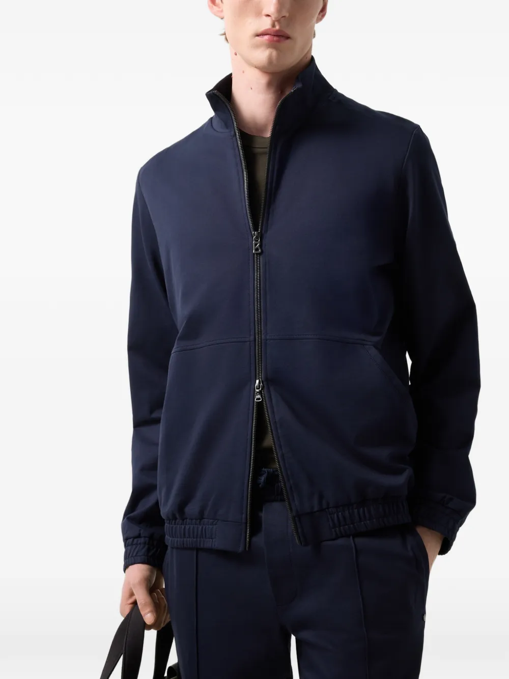 BOGNER Rupert high-neck jacket Blauw