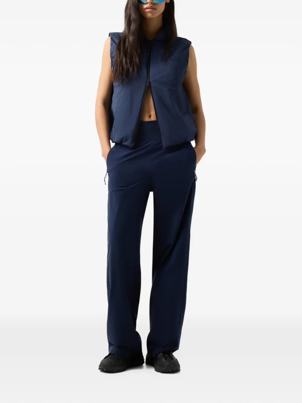 BOGNER FIRE+ICE Jane logo-print track pants Blauw