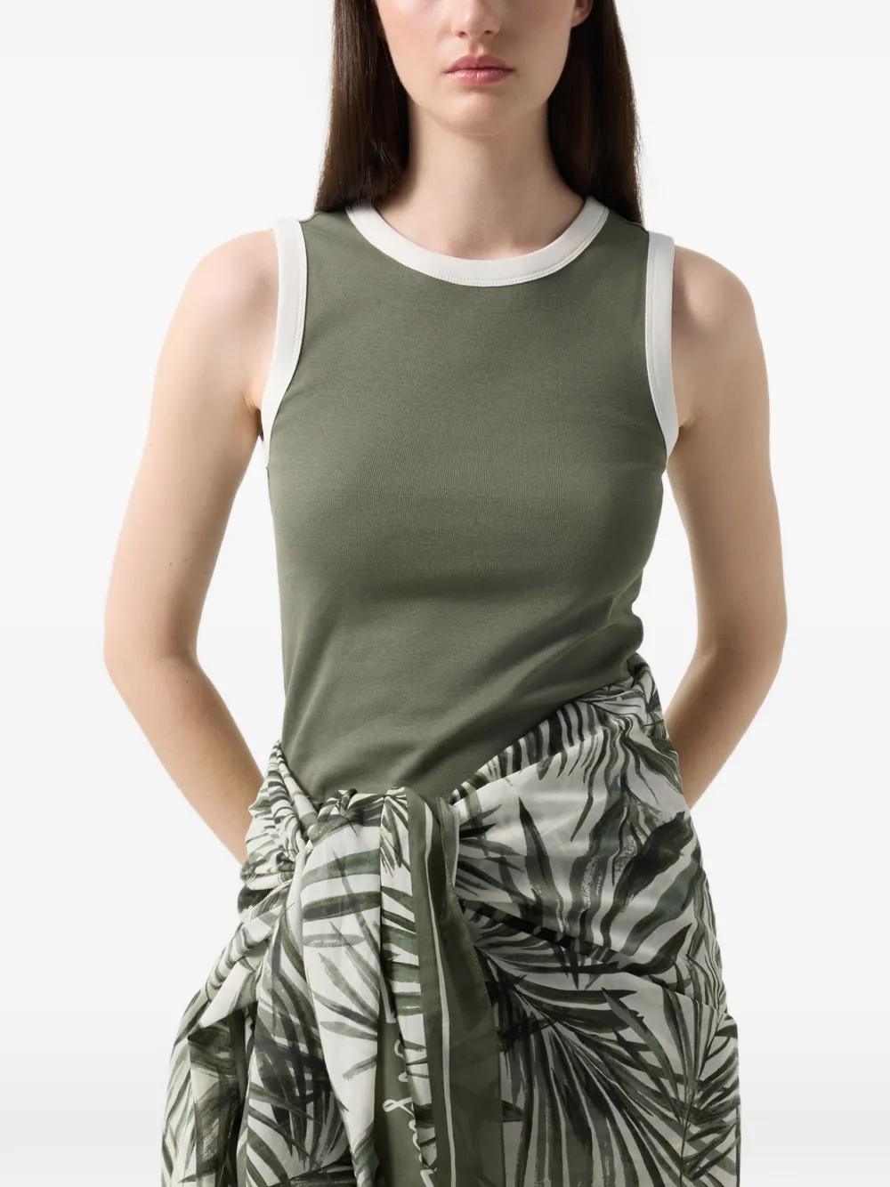 BOGNER Niki crew-neck tank top Groen