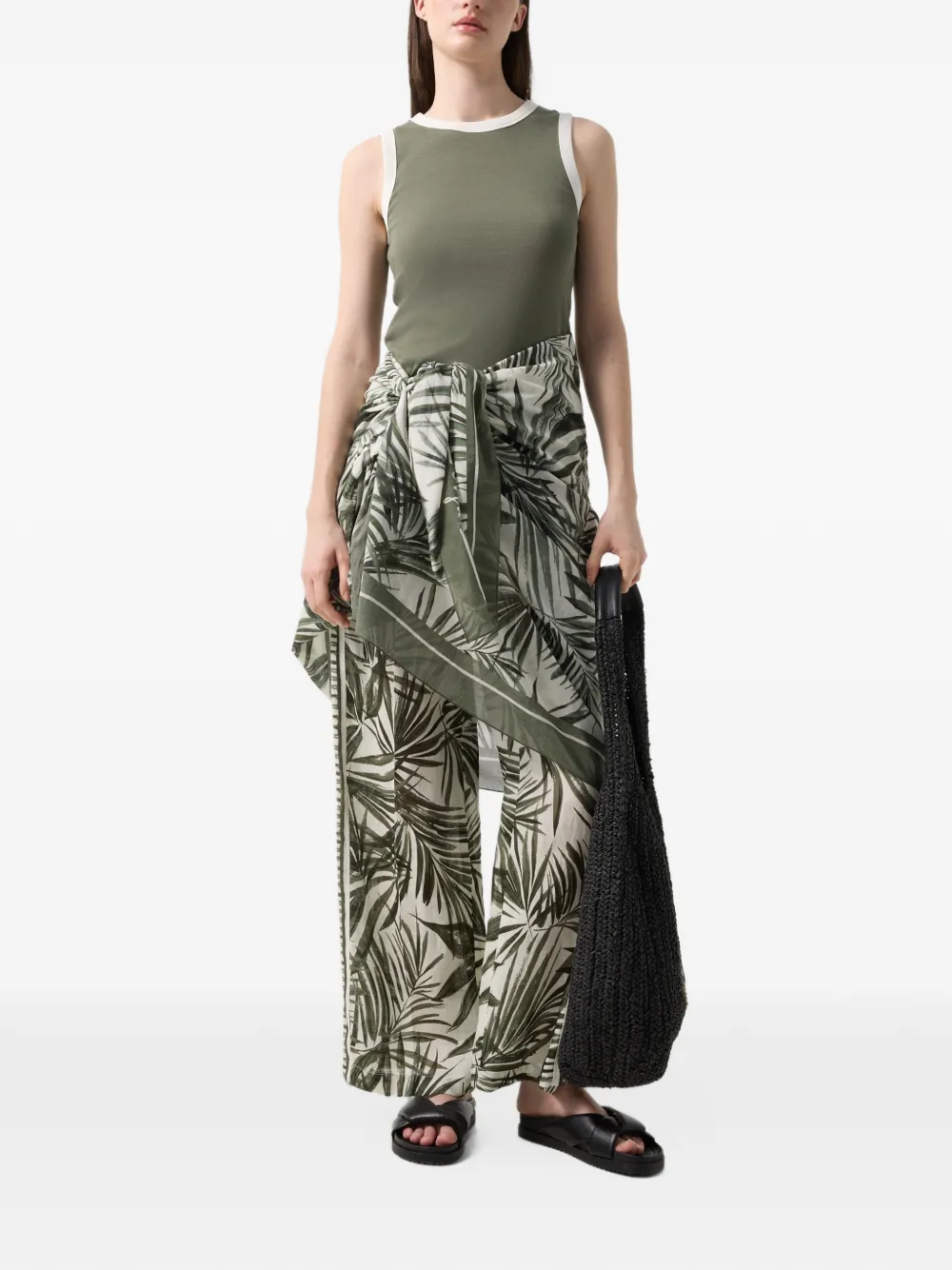 BOGNER Niki crew-neck tank top Groen