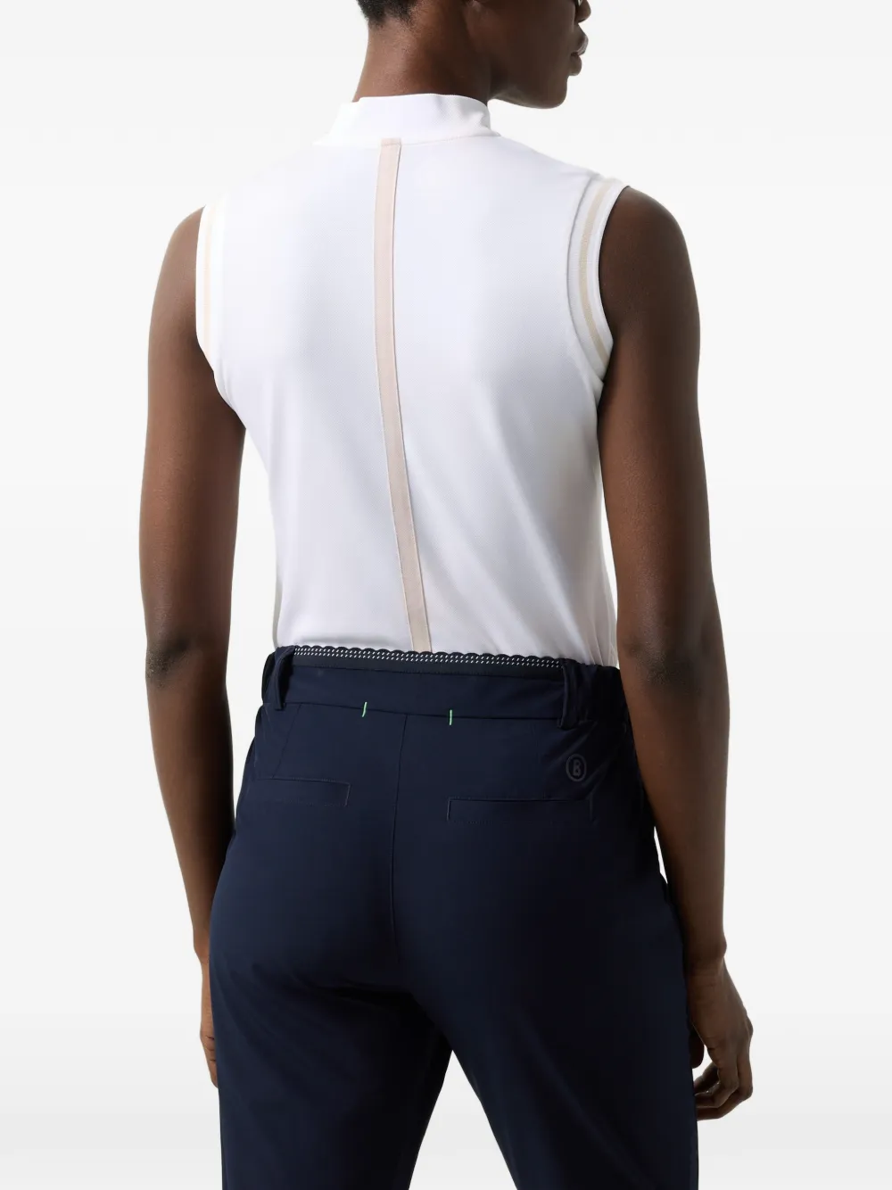 BOGNER Evi sleeveless zip-fastening top Wit