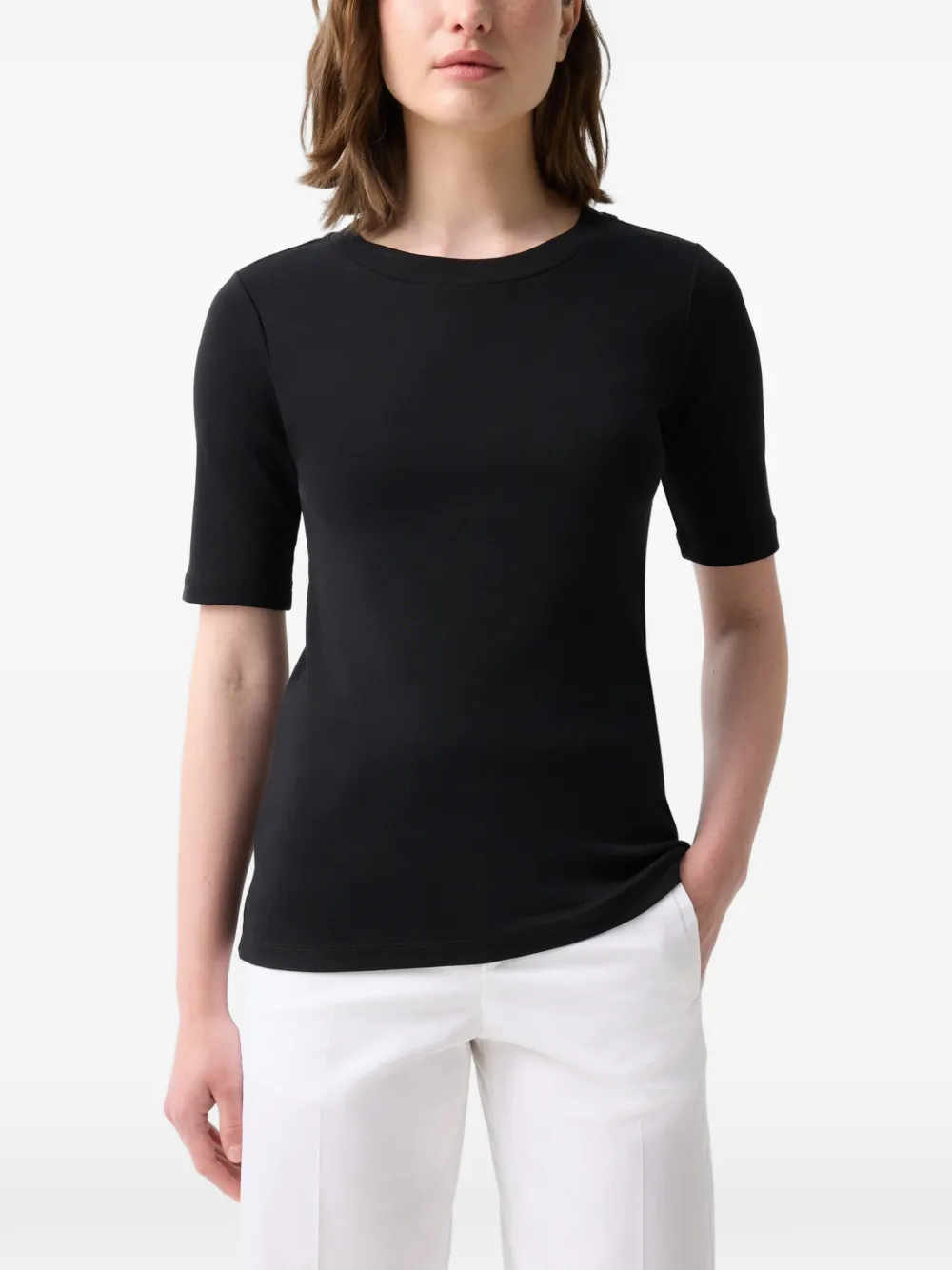 BOGNER Nikini logo-embroidered T-shirt Zwart