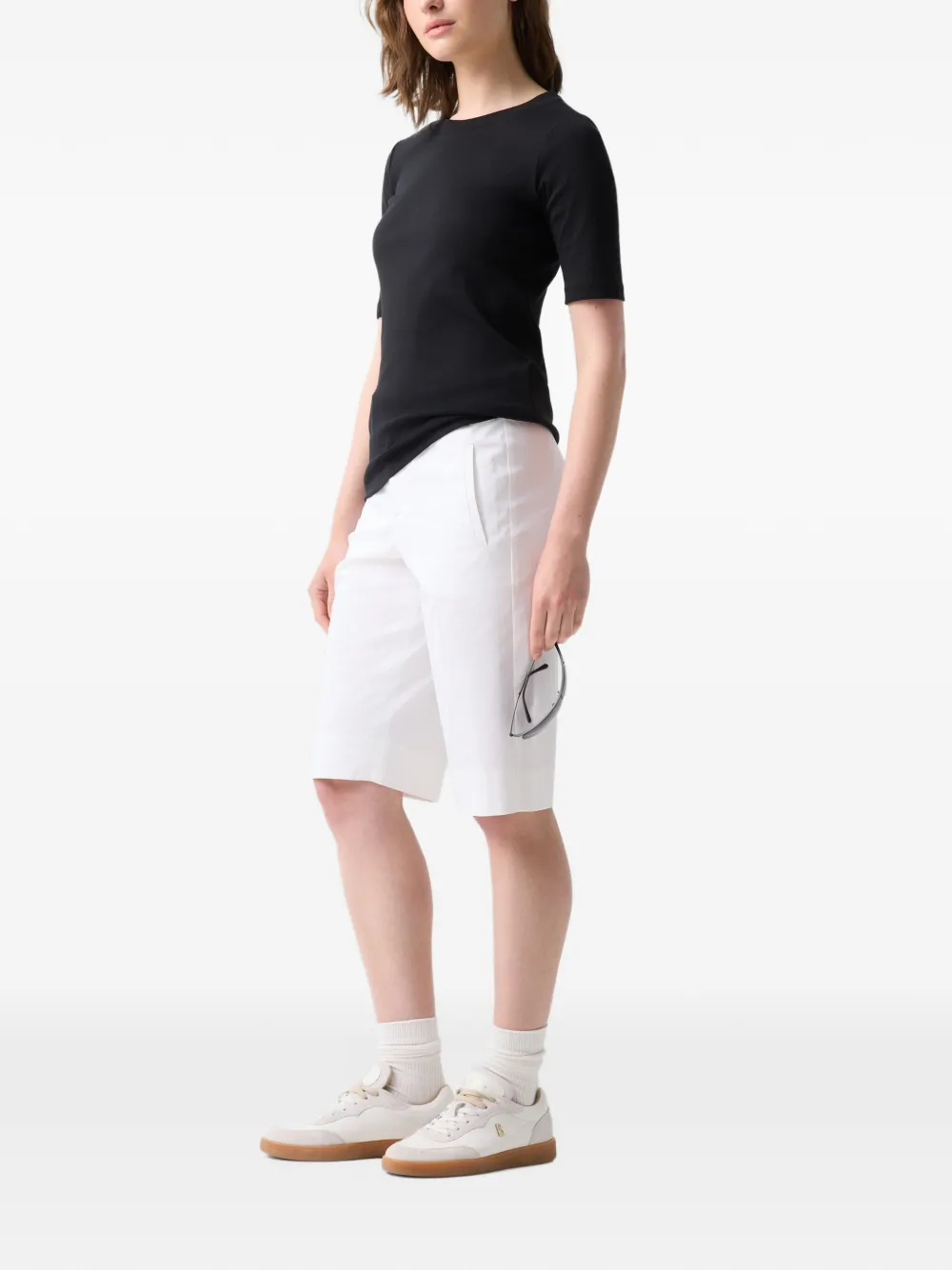 BOGNER Nikini logo-embroidered T-shirt Zwart