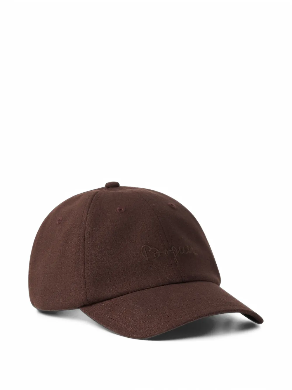 BOGNER Ralf logo-embroidered cap Bruin