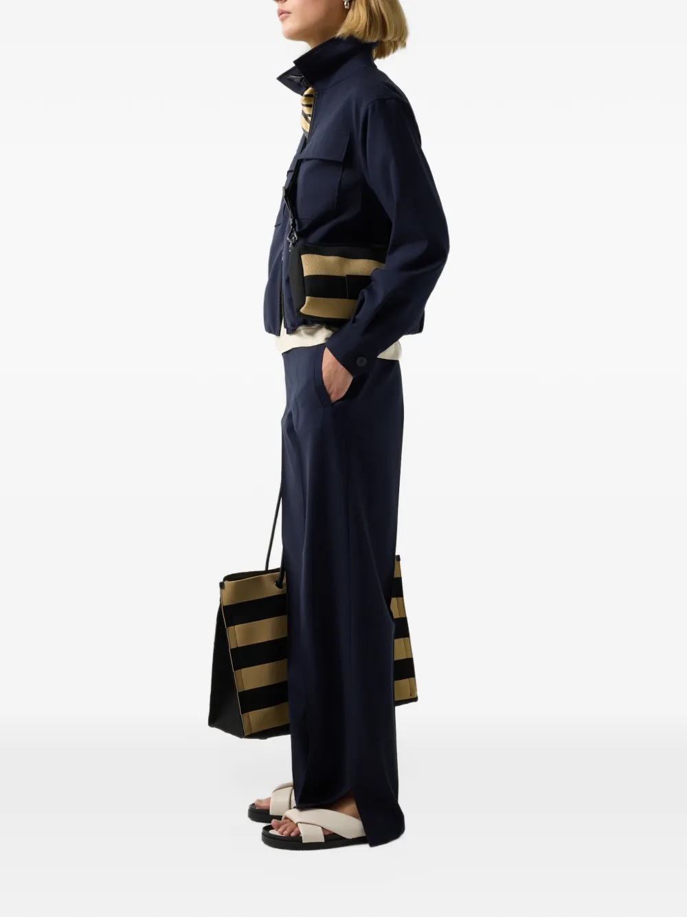 BOGNER Terry virgin-wool trousers Blauw