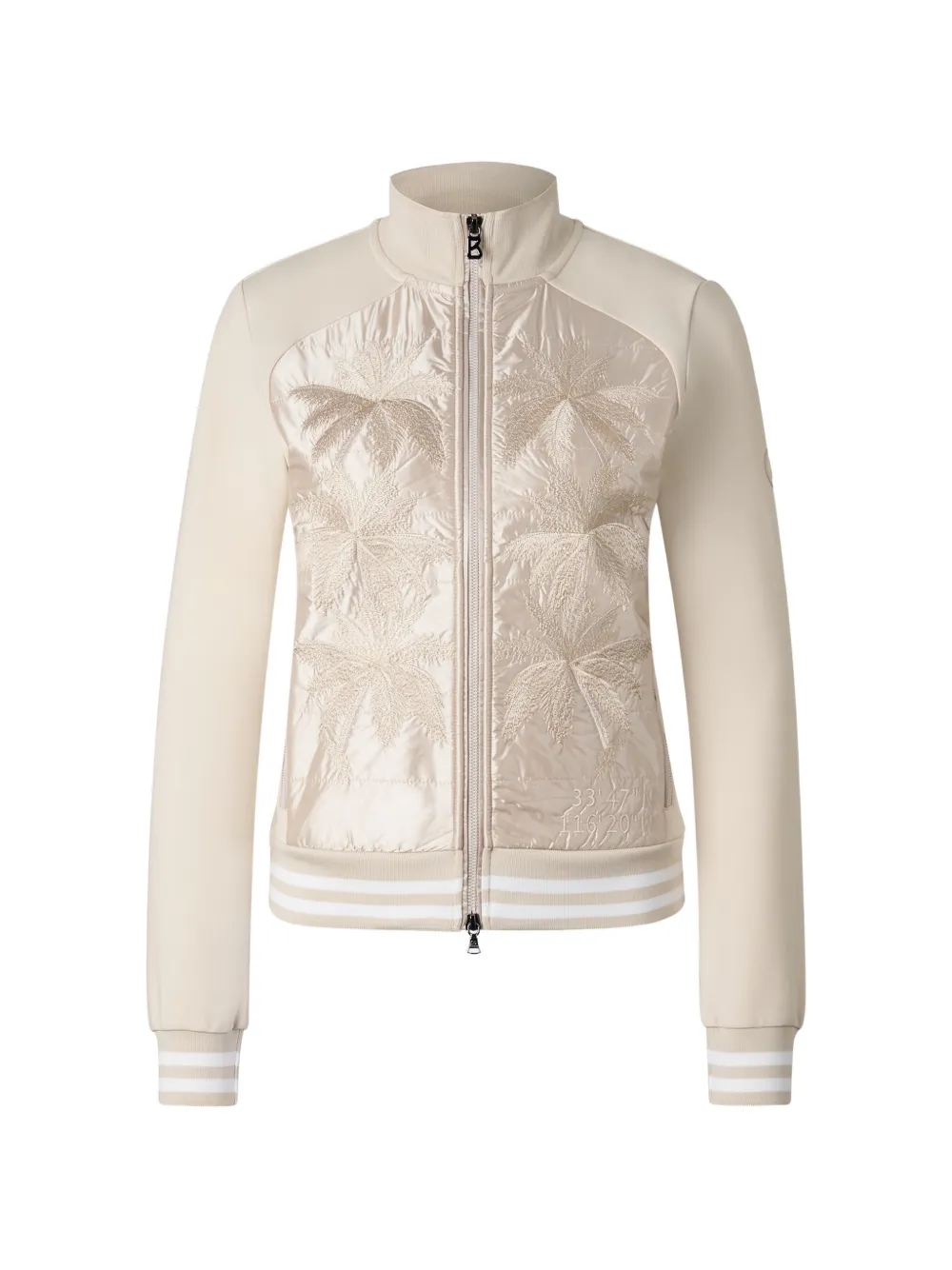 BOGNER Senna palm-stitch jacket - Nude