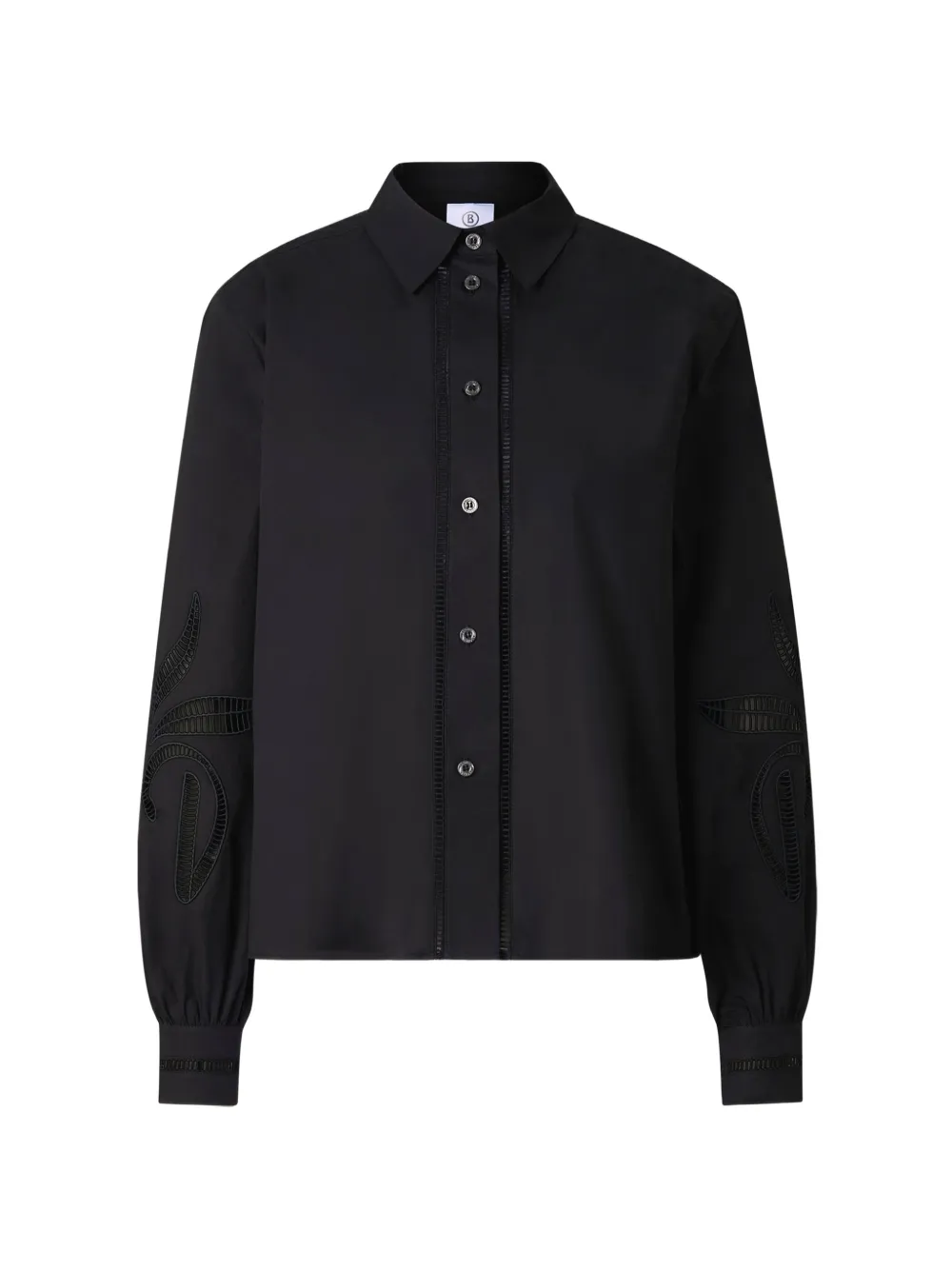 BOGNER Summer broderie-anglaise shirt Zwart