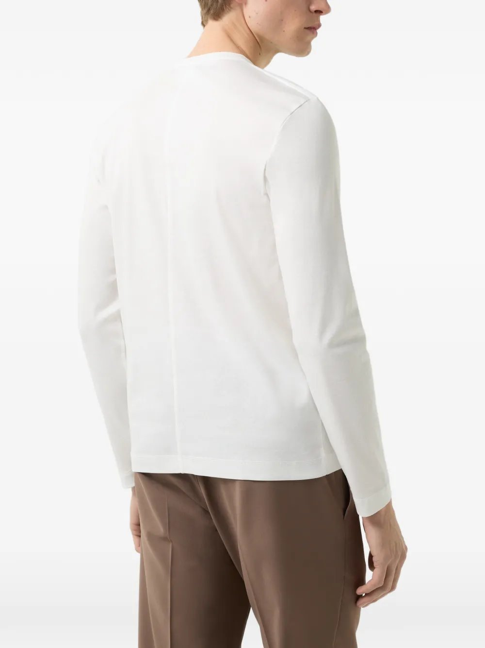 BOGNER Remo button-placket T-shirt Wit