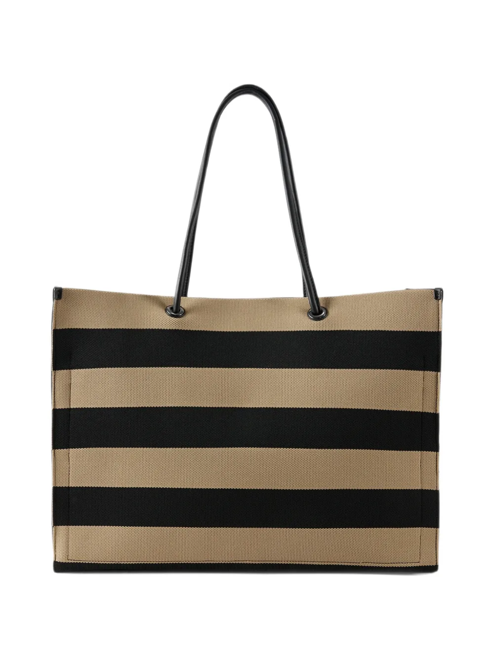 BOGNER Vaduz Maylin striped mesh tote bag Zwart
