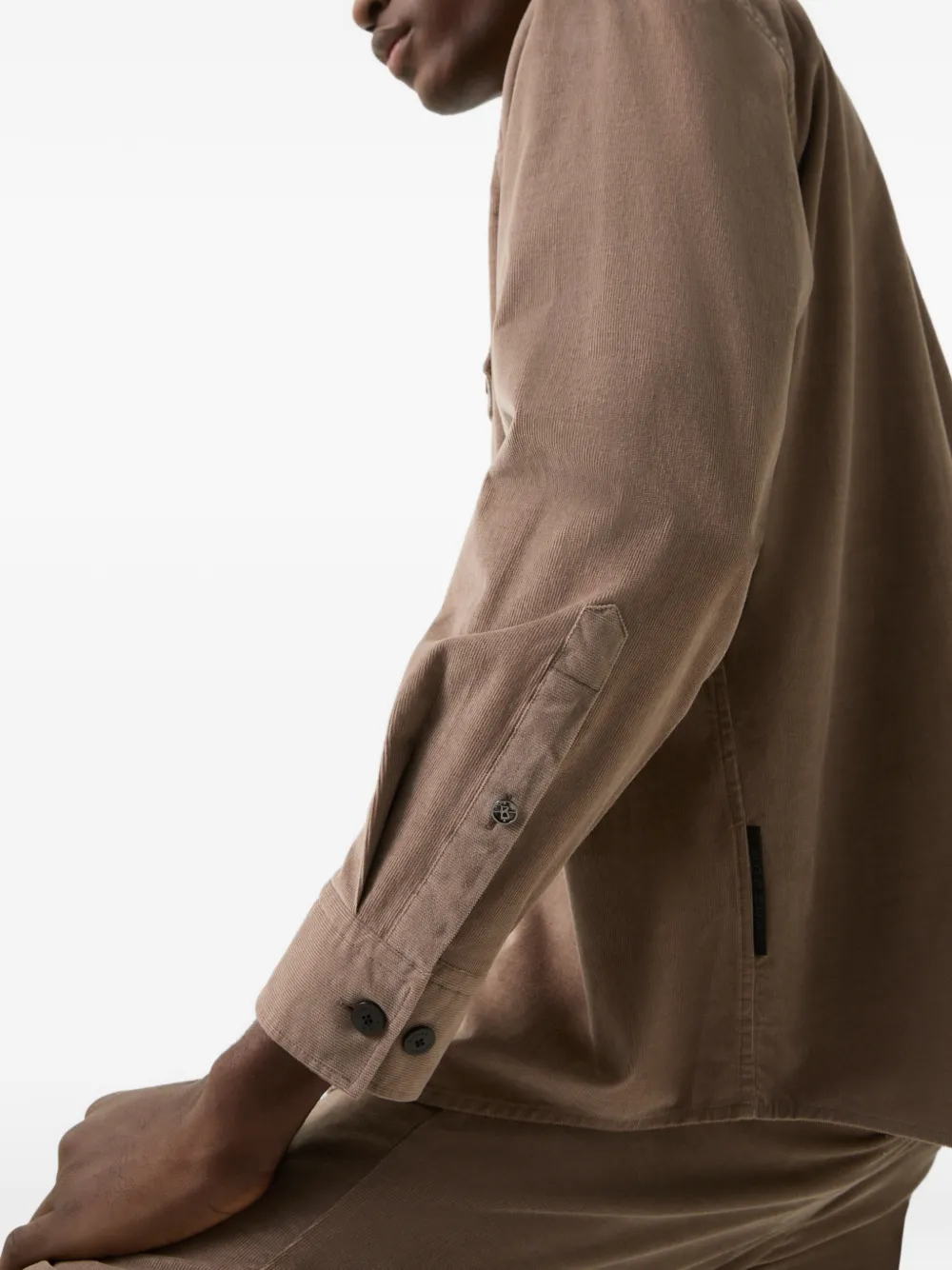 BOGNER Heiko corduroy shirt Bruin