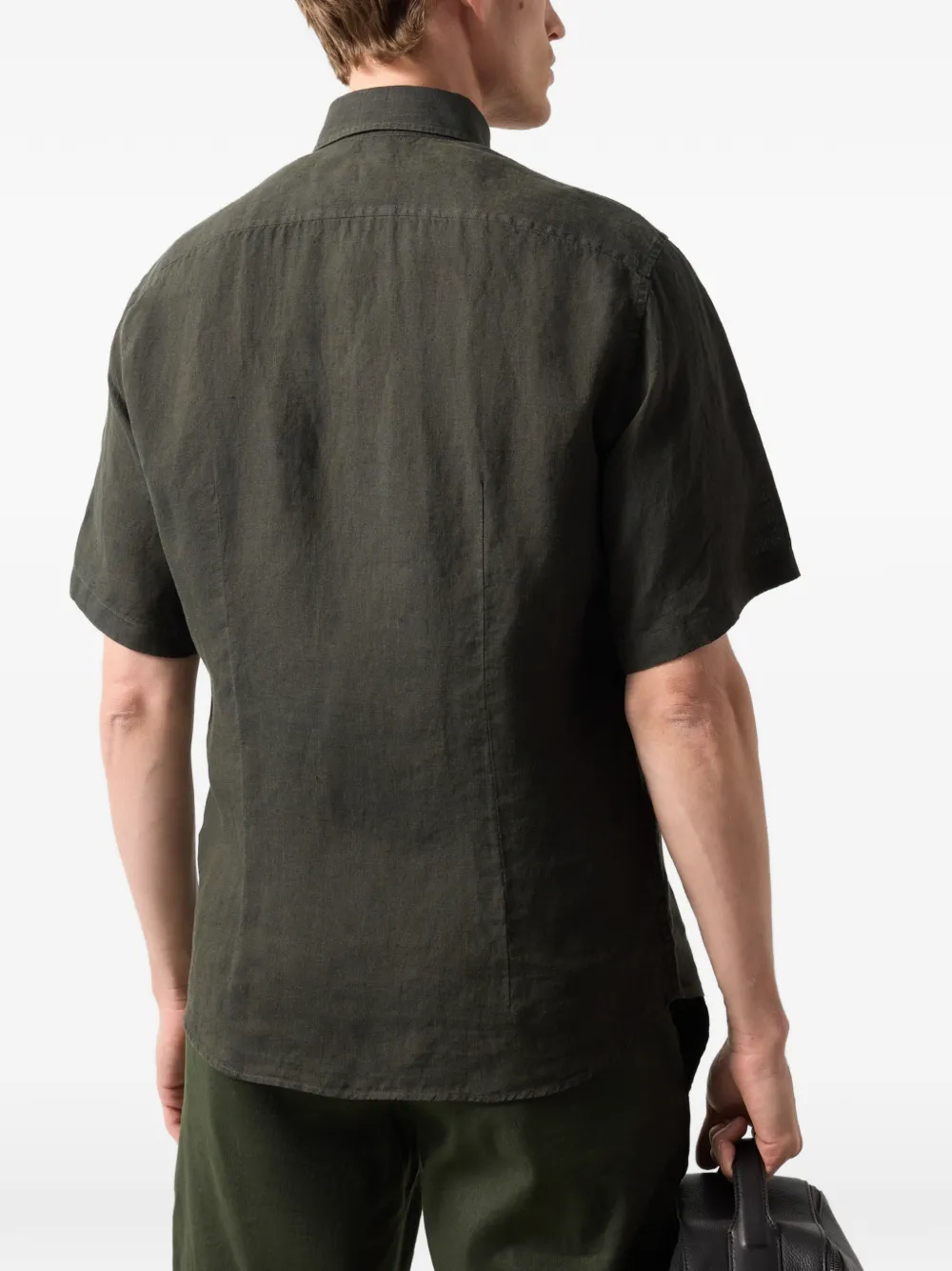 BOGNER Lykos short-sleeve button-down shirt Groen