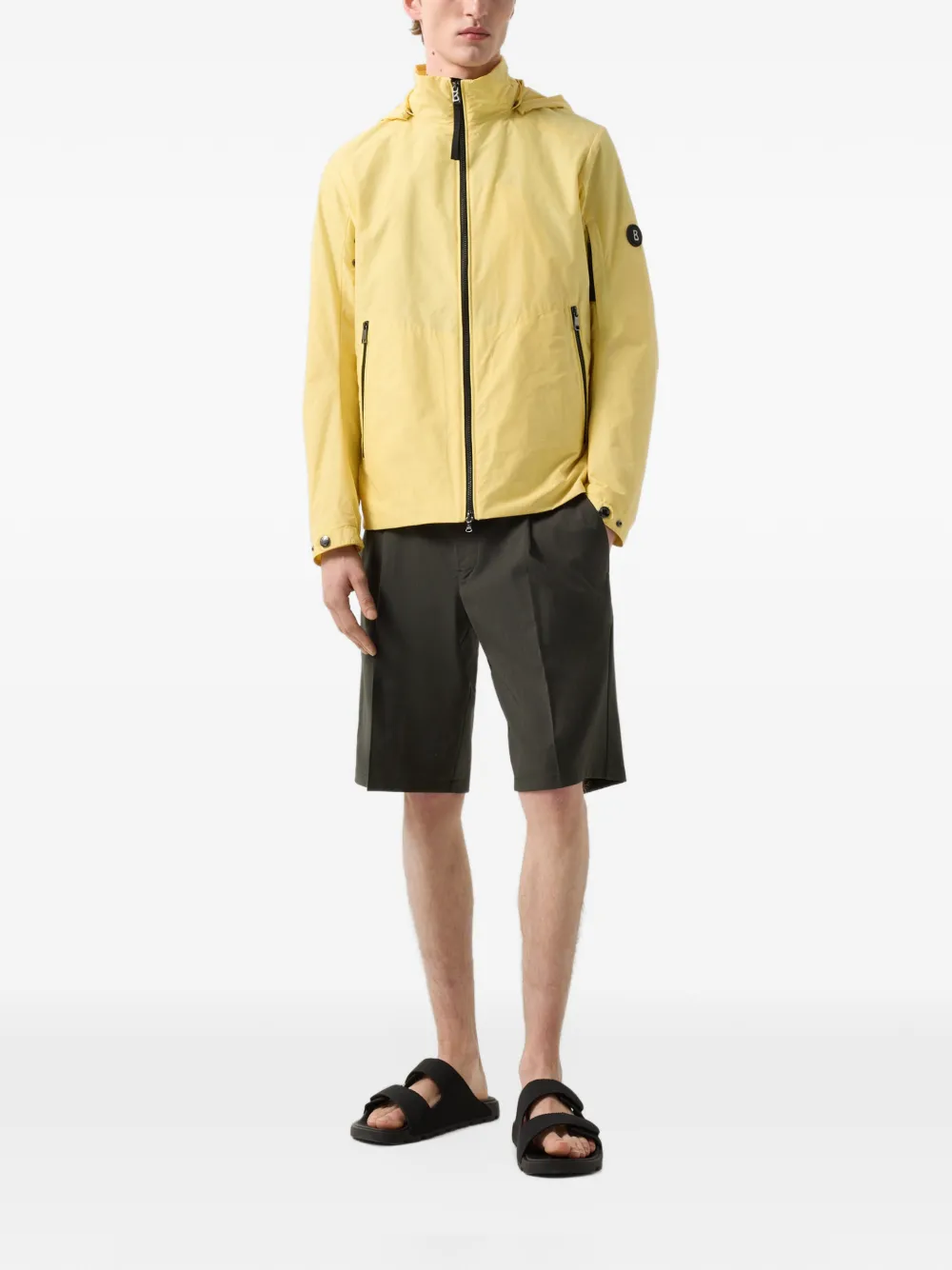 BOGNER Jacob hooded blouson jacket Geel