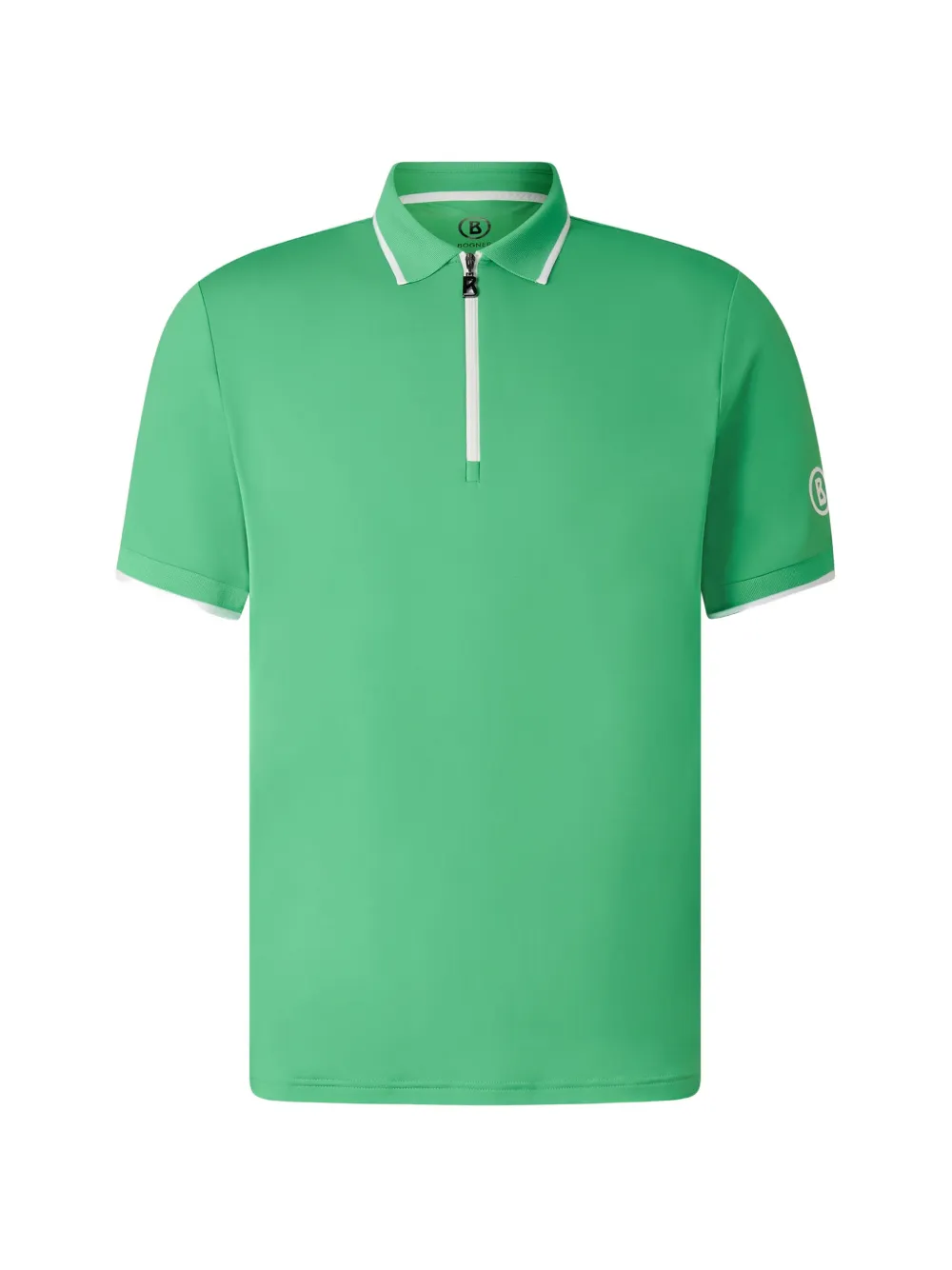 BOGNER Cody zip-up performance polo shirt - Grün