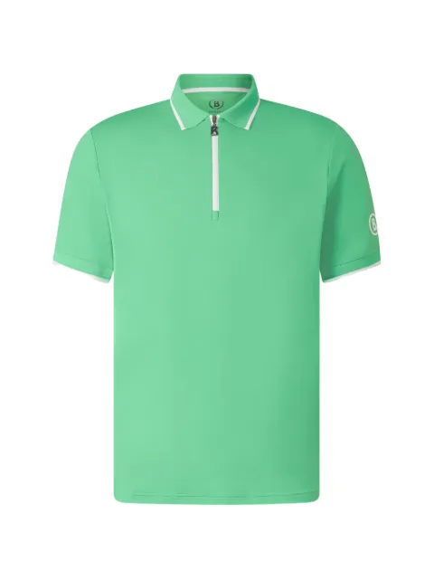 BOGNER Cody zip-up polo-collar performance T-shirt