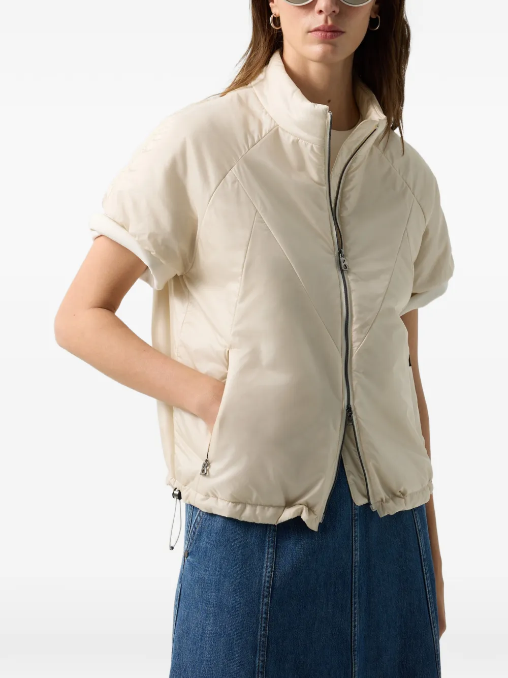 BOGNER Britany raglan-sleeve puffer jacket - Nude